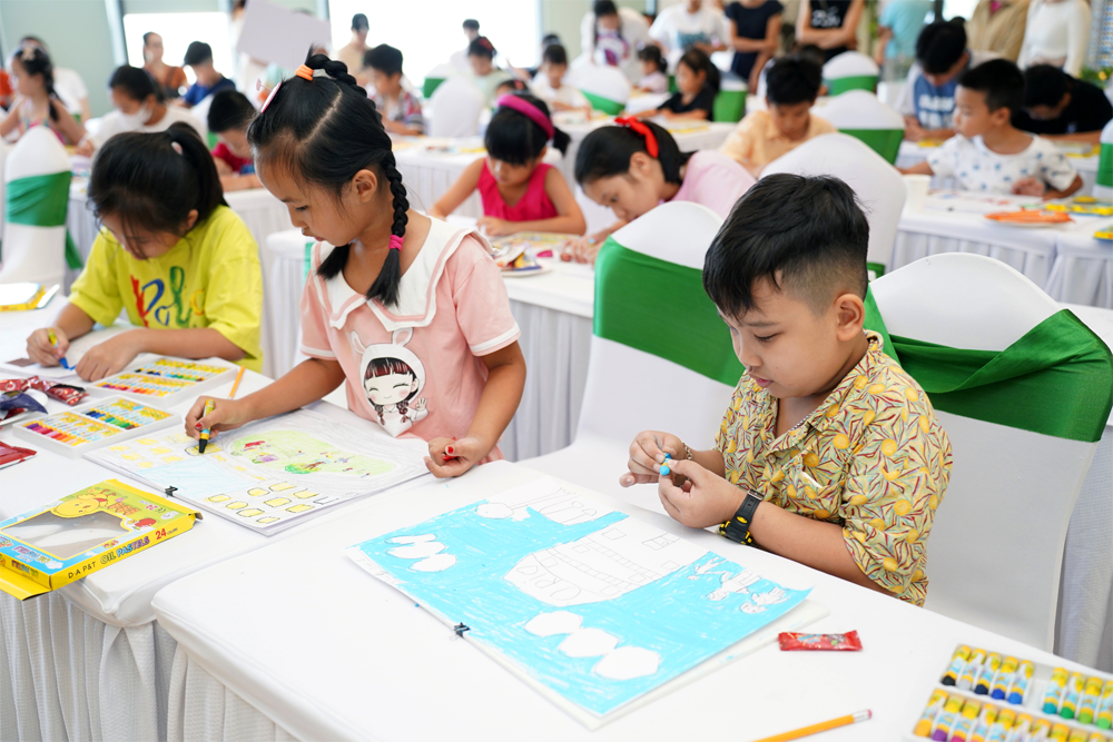 Cuộc thi vẽ tranh về tổ ấm tại The Ori Garden (Hình ảnh: The Ori Garden)