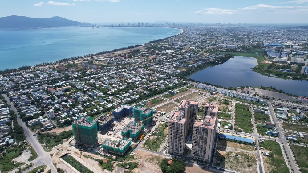 Hình ảnh dự án đã hoàn thiện GĐ1 và đang trong quá trình xây dựng GĐ2 (Ảnh: The Ori Garden)