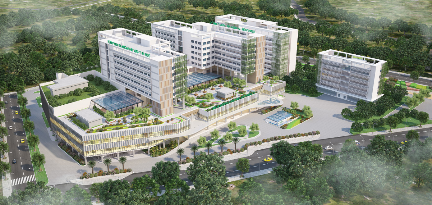 Bệnh viện Đa khoa Khu vực Thủ Đức đang được SC5 thi công