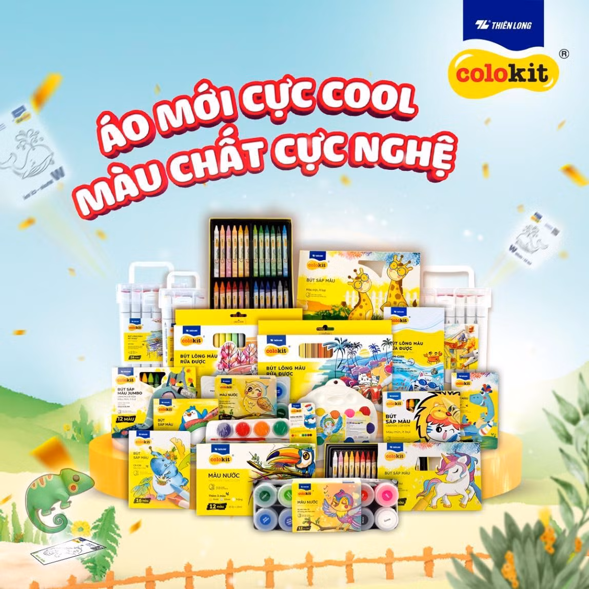 Bao bì mới của COLOKIT trong mùa tựu trường 2023 – 2024 Bao bì mới của COLOKIT trong mùa tựu trường 2023 – 2024