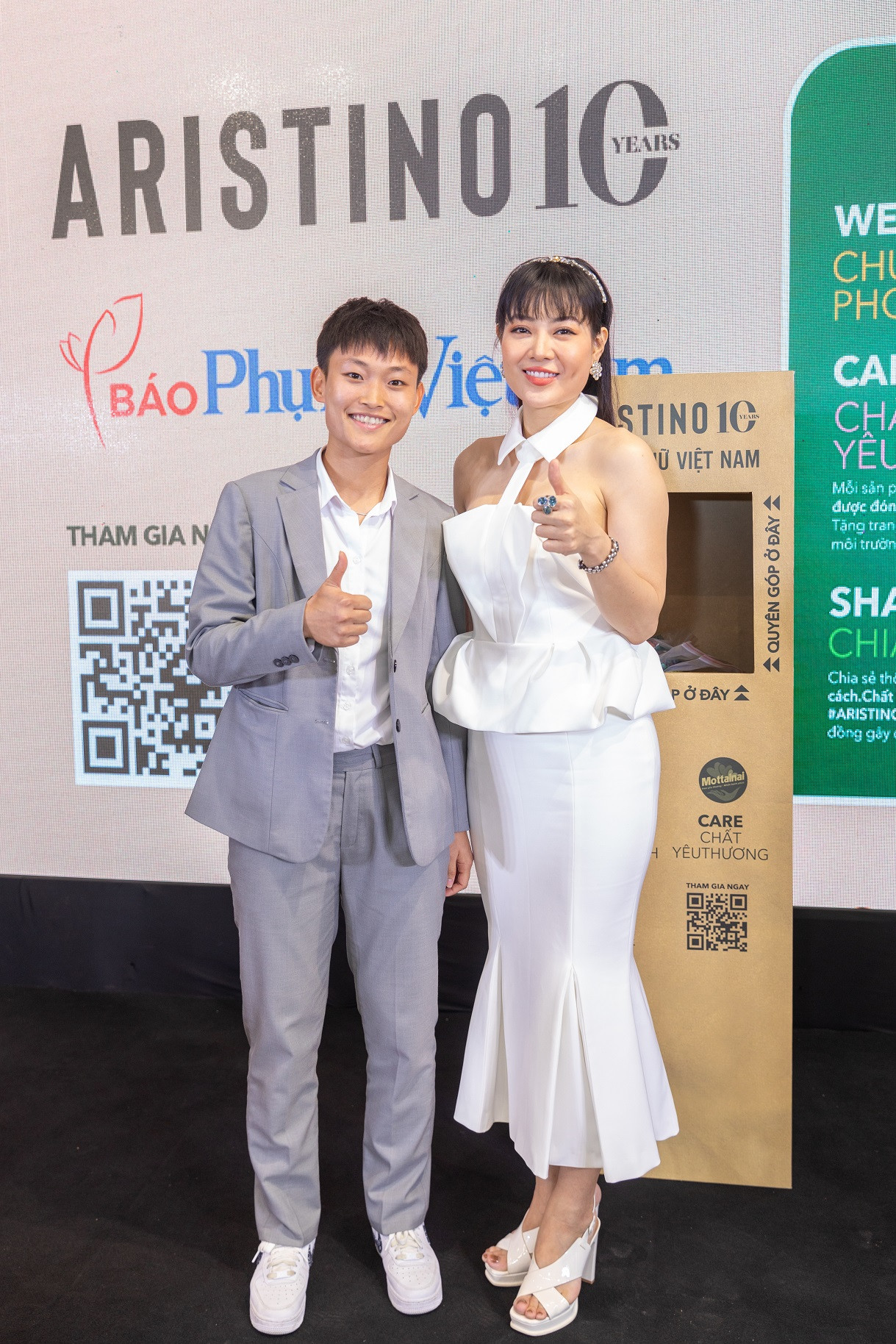 MC-Diễn Viên Thanh Hương và Cầu thủ Trần Thị Hải Linh - Nữ cầu thủ vừa tham dự FIFA Women's World Cup có mặt ủng hộ sự kiện MC-Diễn Viên Thanh Hương và Cầu thủ Trần Thị Hải Linh - Nữ cầu thủ vừa tham dự FIFA Women's World Cup có mặt ủng hộ sự kiện