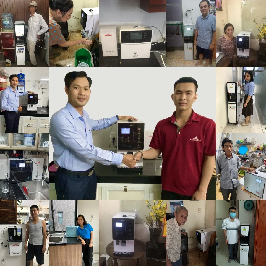 Máy lọc nước điện giải iON kiềm ROBOT được đông đảo khách hàng tin dùng