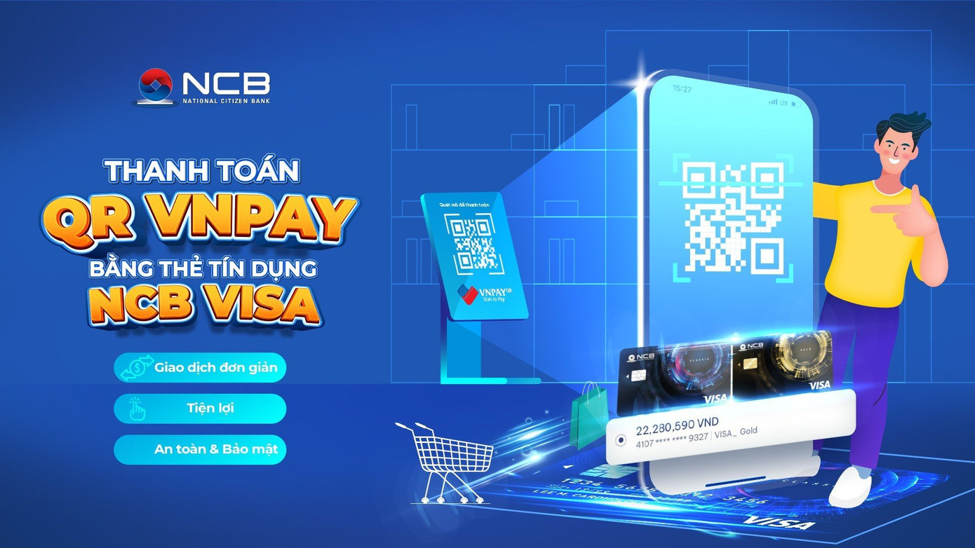 Khách hàng có thể thanh toán hóa đơn chọn nguồn thẻ tín dụng trên NCB iziMobile