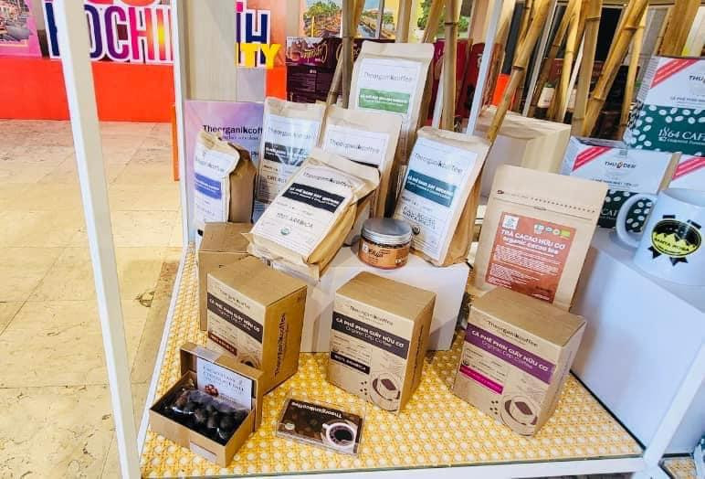 Sản phẩm cà phê hữu cơ Việt Nam vinh dự được trưng bày tại khu vực triển lãm Sản phẩm cà phê hữu cơ Việt Nam vinh dự được trưng bày tại khu vực triển lãm