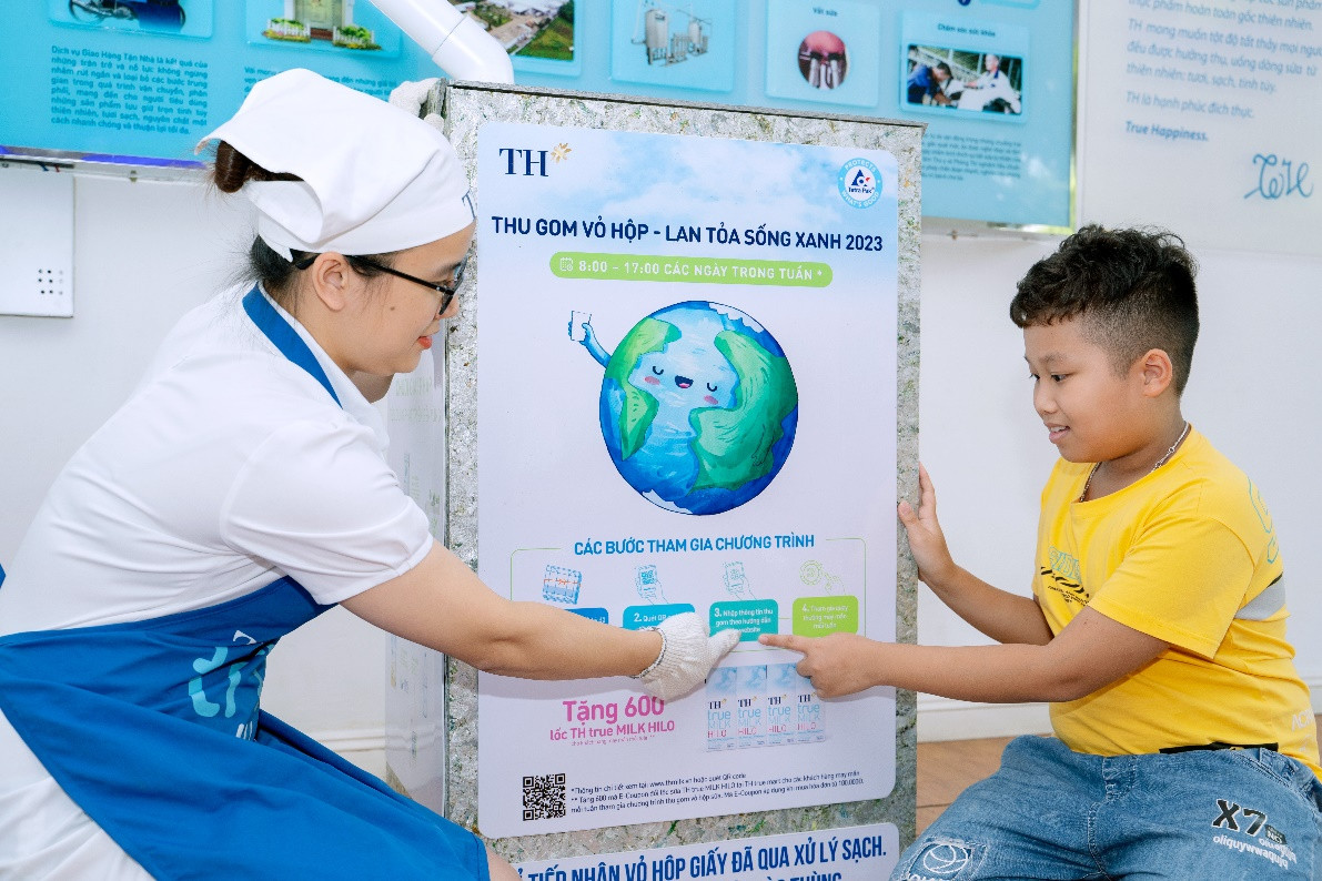 TH thu gom vỏ hộp sữa các loại, không phân biệt nhãn hiệu hay nhà sản xuất TH thu gom vỏ hộp sữa các loại, không phân biệt nhãn hiệu hay nhà sản xuất