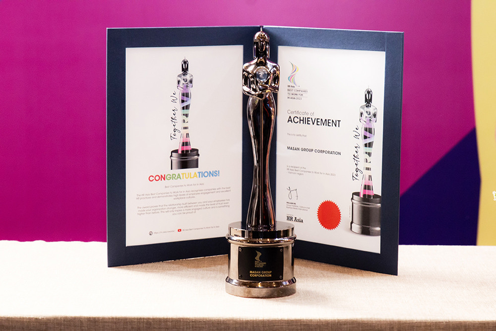 Masan Group được vinh danh là “Nơi làm việc tốt nhất châu Á 2023”