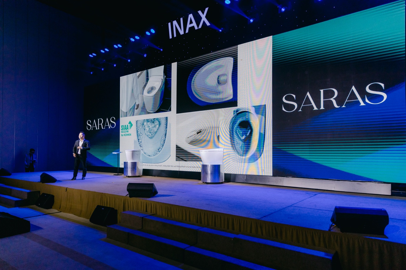 Bàn cầu thông minh SARAS được ra mắt vào ngày 16/08 tại White Palace TPHCM