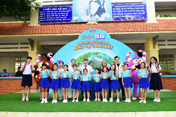 Chuỗi hoạt động tại trường học của Vinamilk giúp trẻ em, những thế hệ người tiêu dùng tương lai, nâng cao nhận thức về môi trường
