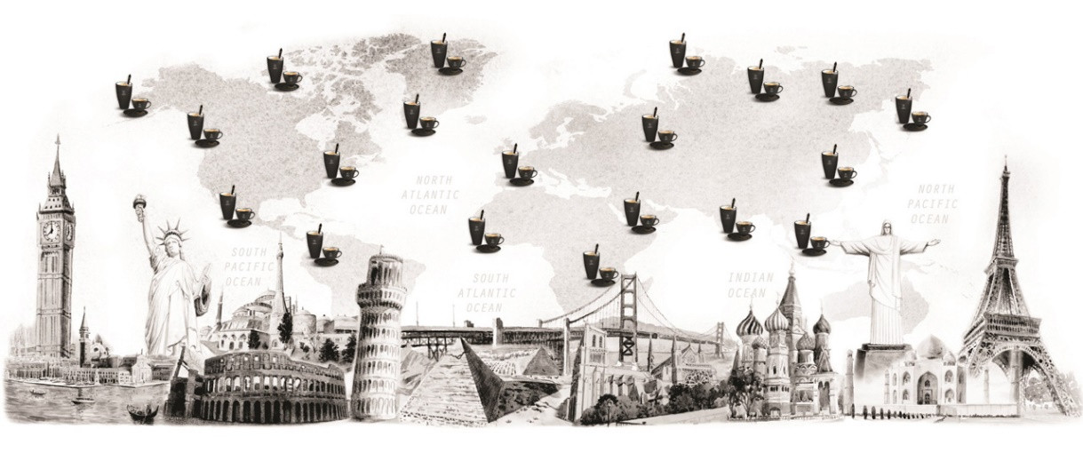 Cà phê Trung Nguyên, G7 và Trung Nguyên Legend mang hương vị cà phê Robusta Buôn Ma Thuột hiện diện trên 100 quốc gia và vùng lãnh thổ, nỗ lực tạo dựng vị thế cho thương hiệu cà phê Việt Nam trên bản đồ cà phê thế giới.