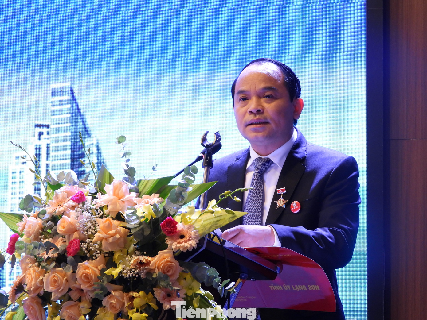 Bí thư Tỉnh ủy Lạng Sơn Nguyễn Quốc Đoàn phát biểu tại Đại hội. Ảnh: Duy Chiến Bí thư Tỉnh ủy Lạng Sơn Nguyễn Quốc Đoàn phát biểu tại Đại hội. Ảnh: Duy Chiến