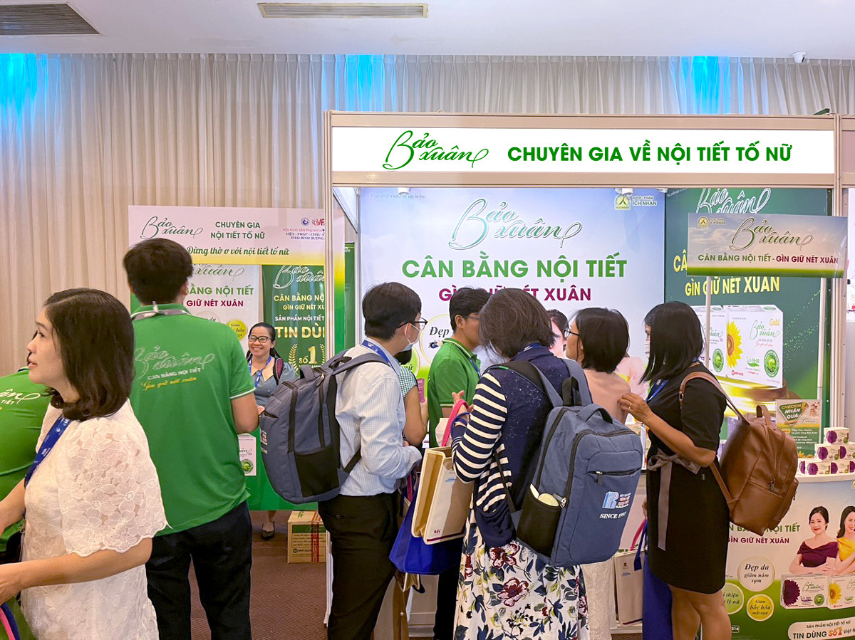 Gian hàng trưng bày của Bảo Xuân tại Hội nghị Gian hàng trưng bày của Bảo Xuân tại Hội nghị