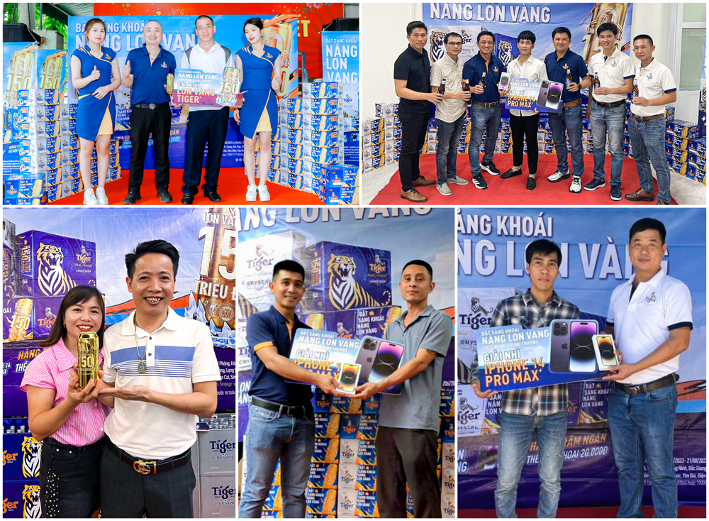 Với tỷ lệ trúng là 100%, hiện đã có rất nhiều khách hàng trúng lon vàng cùng nhiều giải thưởng giá trị từ chương trình.