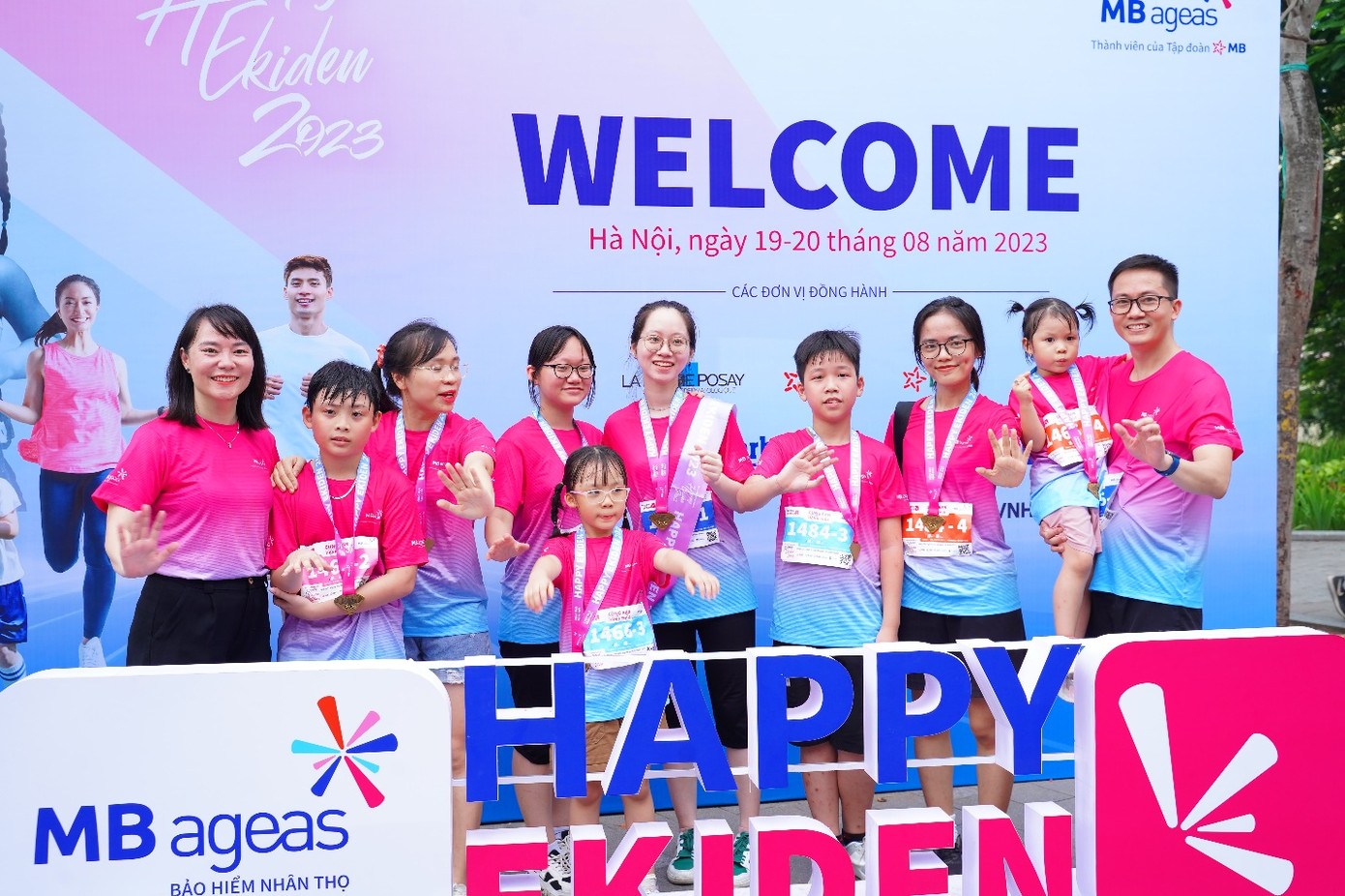 Giải chạy là nơi để các gia đình gắn kết, lan tỏa yêu thương