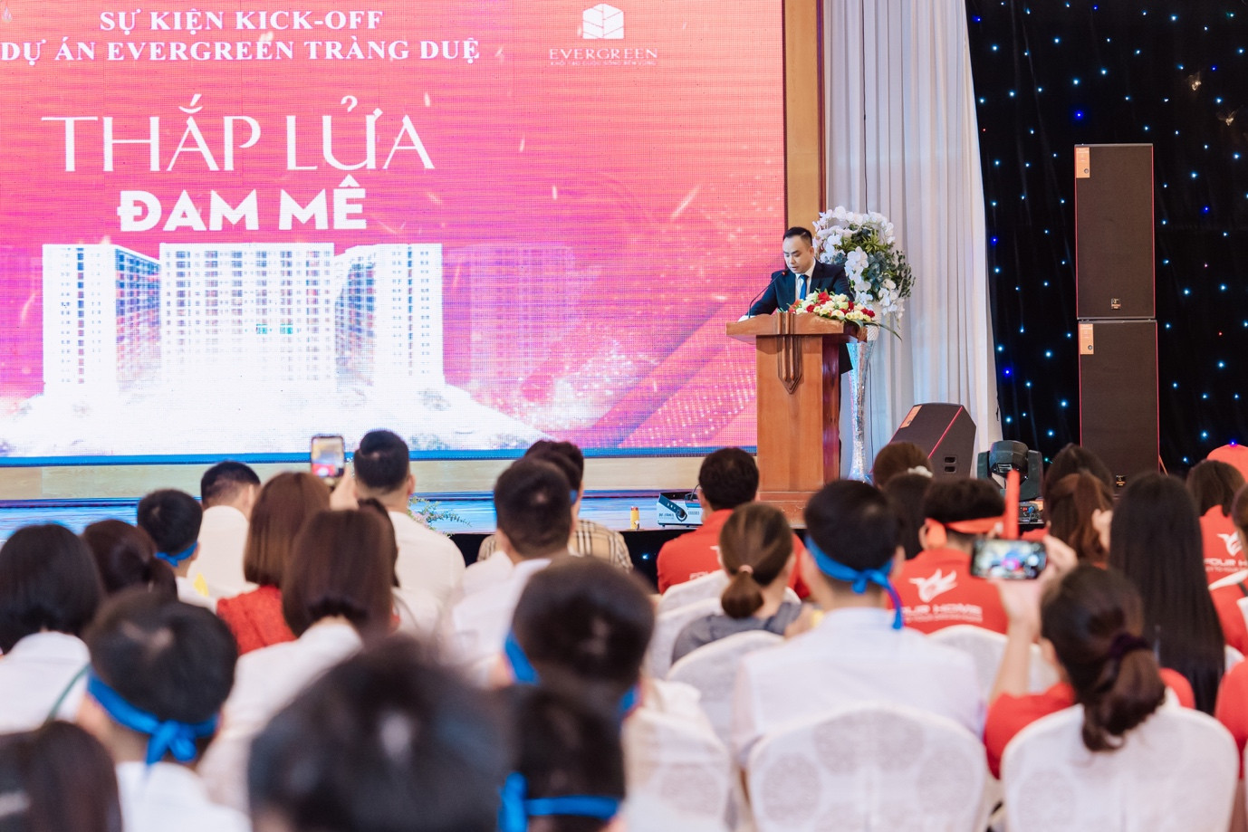 Đại diện chủ đầu tư, ông Nguyễn Tú- Giám đốc dự án phát biểu khai mạc sự kiện