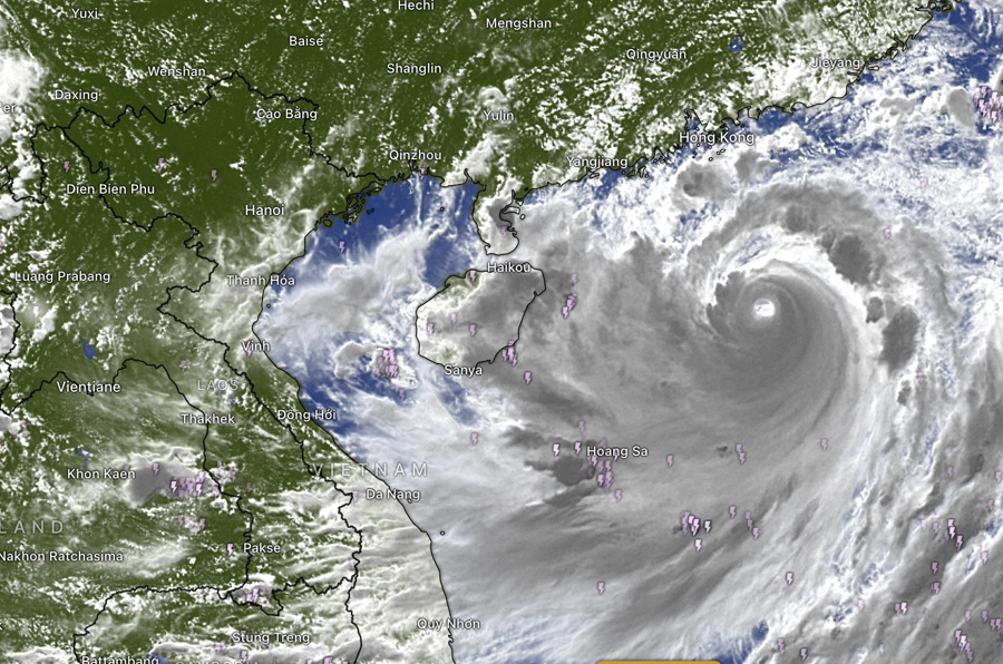 Siêu bão số 3 Yagi cách Quảng Ninh khoảng 600 km ảnh 8