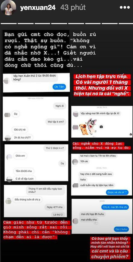 Yến Xuân lên tiếng khi bị chỉ trích không nghề nghiệp, ‘ăn bám’ Lâm Tây ảnh 2