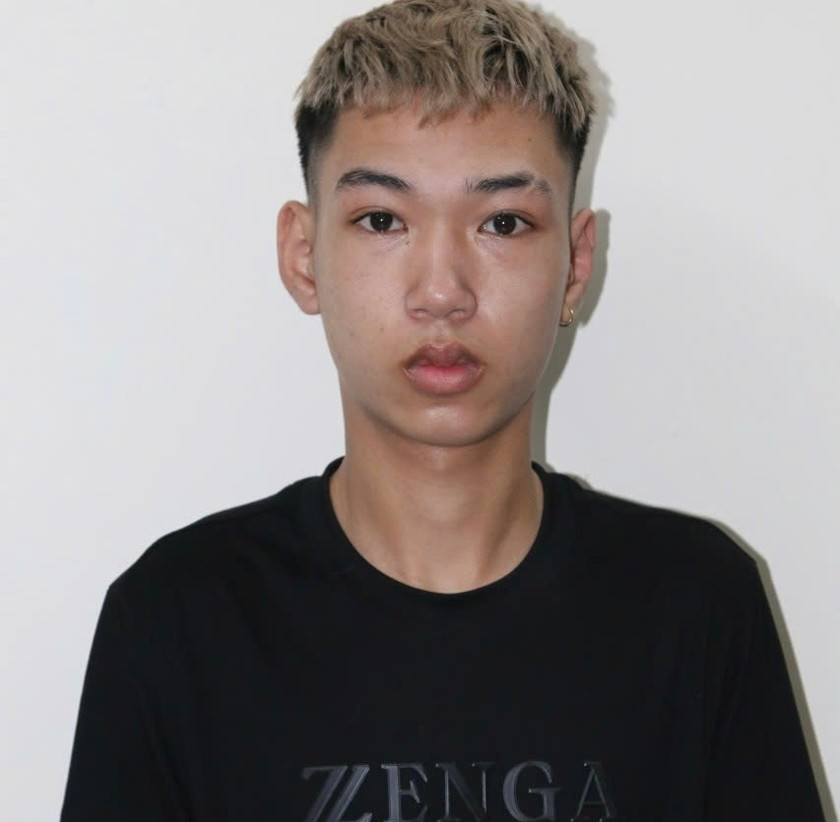 Đối tượng Phan Văn Trung sinh năm 2005 nhưng ăn chơi lêu lỏng dẫn đến buôn bán trong đường dây ma tuý "khủng".