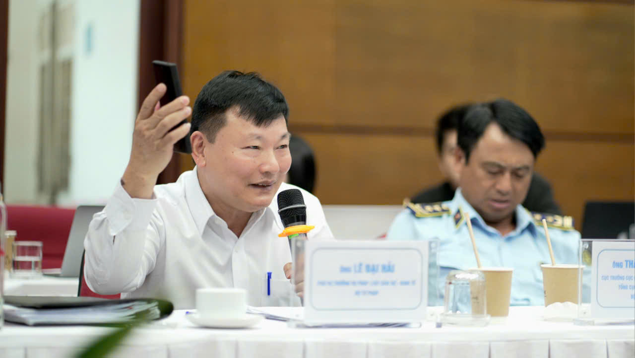 Ông Lê Đại Hải - Phó Vụ trưởng Vụ Pháp luật Dân sự - Kinh tế, Bộ Tư pháp.