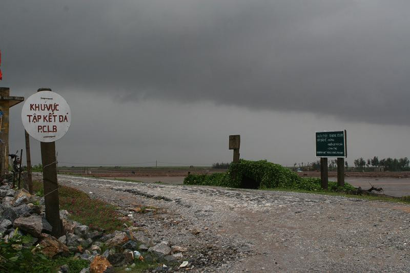 Khu vực phòng chống lụt bão, bờ biển Giao Thủy