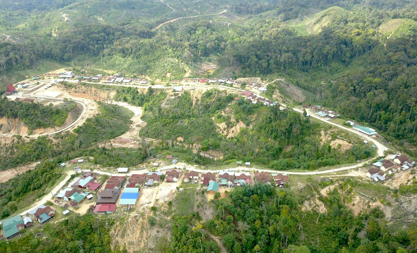 170 hộ dân tái định cư Thủy điện Thượng Kon Tum trên triền núi cao, thuộc thôn Đắk Tăng, xã Đắk Tăng, huyện Kon Plông