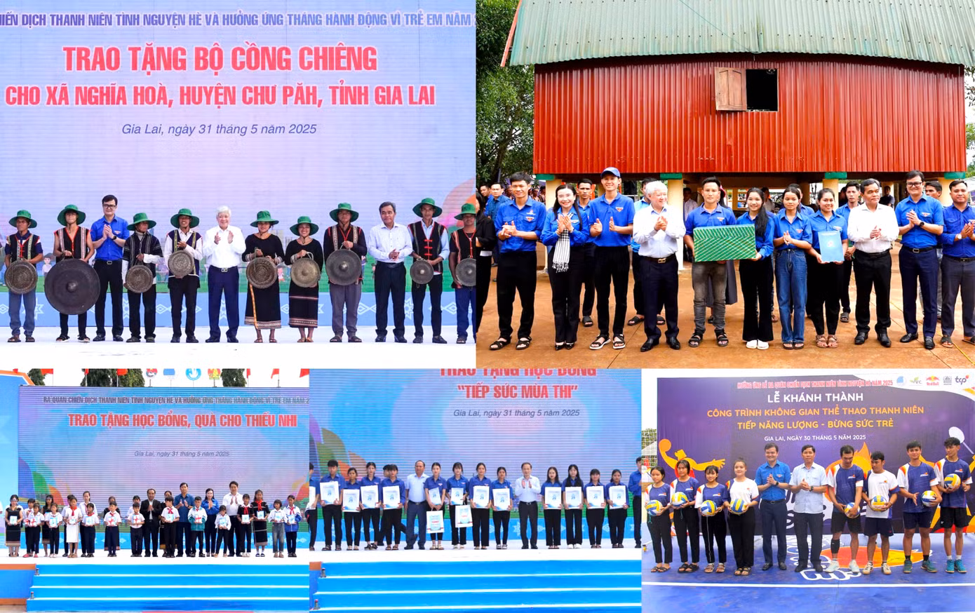 Nhiều phần quà, học bổng ý nghĩa, thiết thực đến người dân, học sinh tỉnh Gia Lai.