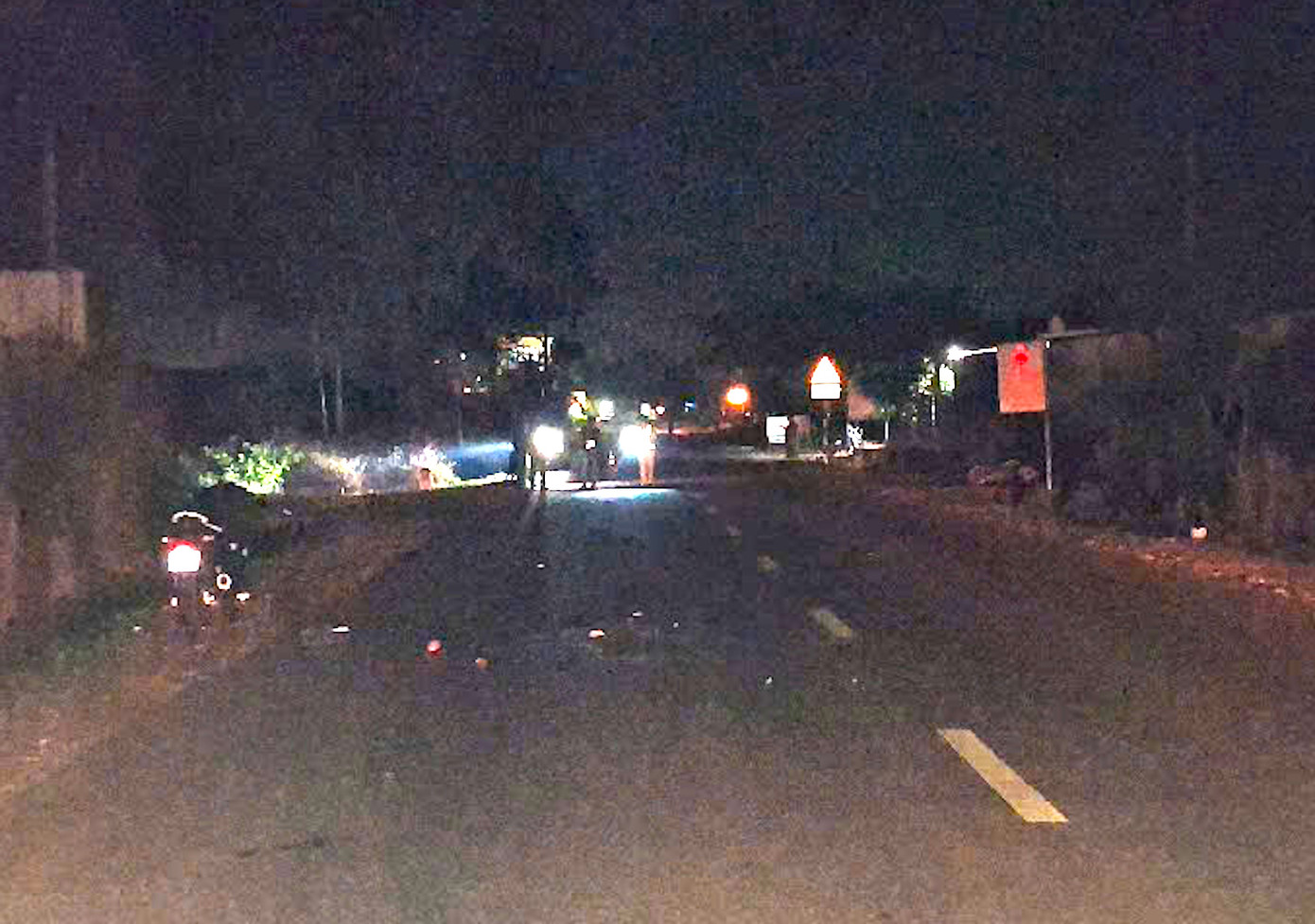 Hiện trường vụ tai nạn