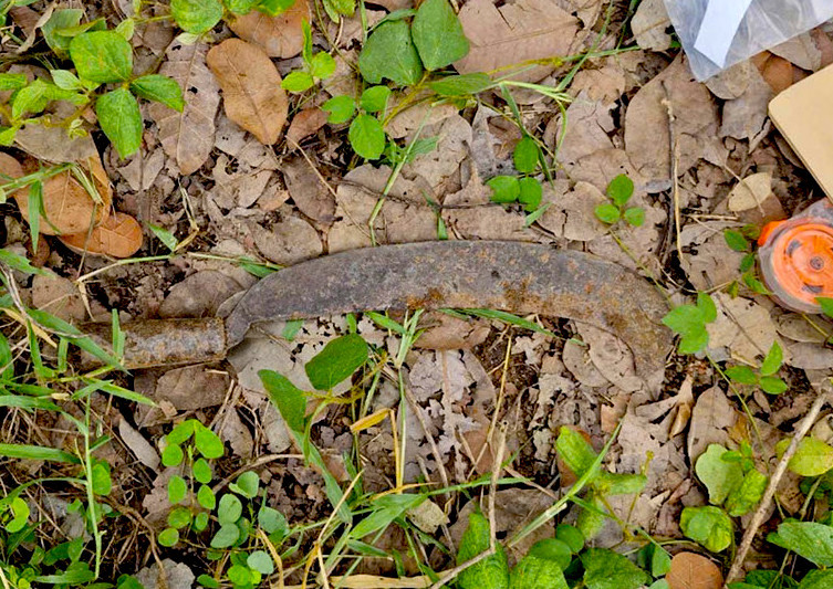 Con dao mà Tiến dùng để gây án Con dao mà Tiến dùng để gây án