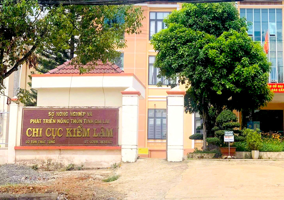 Chi cục Kiểm lâm tỉnh Gia Lai nơi ông Huân công tác Chi cục Kiểm lâm tỉnh Gia Lai nơi ông Huân công tác