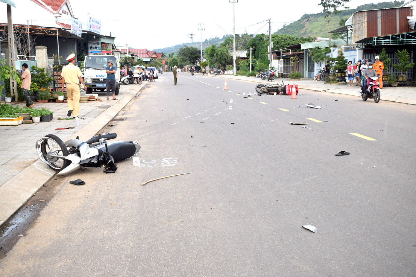 Hiện trường vụ tai nạn