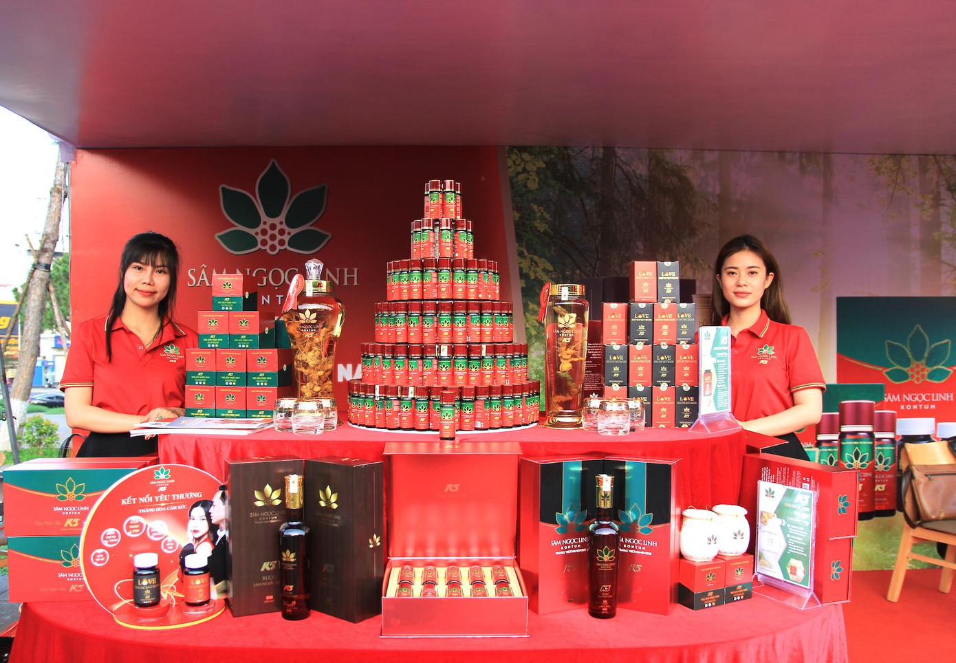 Sâm Ngọc Linh Kon Tum K5 đã có nhiều sản phẩm phục vụ nhu cầu khách hàng