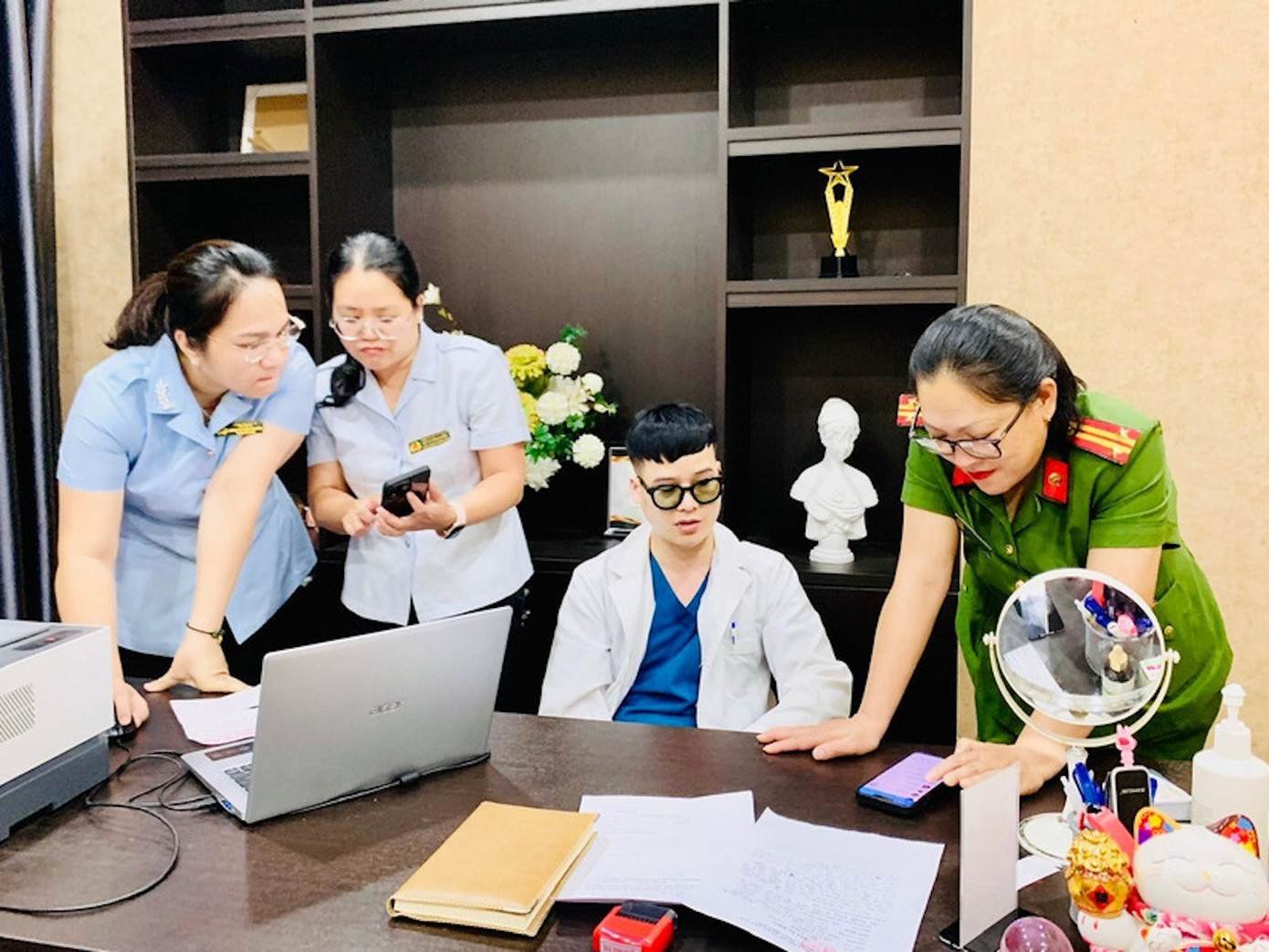 Đoàn kiểm tra tại PK ĐHY TP.Hồ Chí Minh