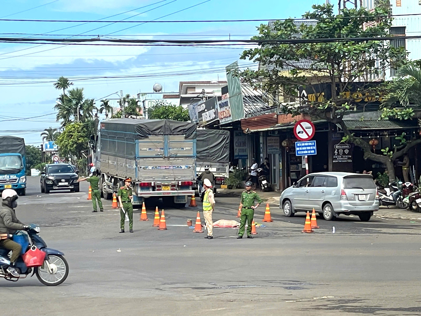 Hiện trường vụ tai nạn