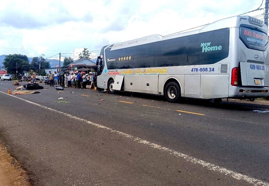 Hiện trường vụ tai nạn