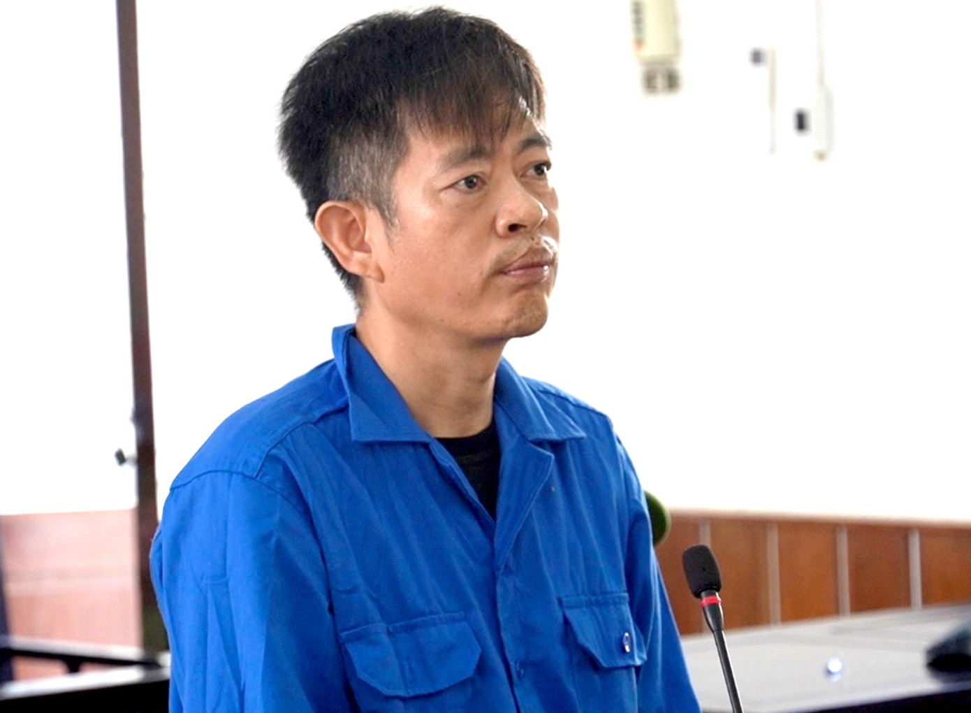 Đối tượng Huỳnh Văn Cảnh tại phiên toà