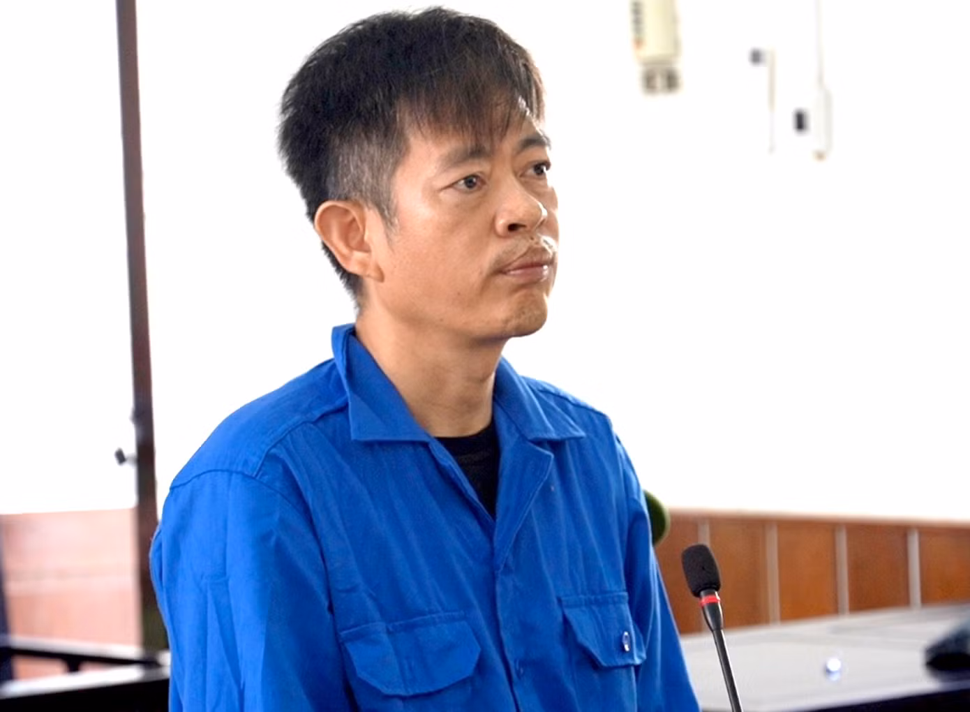Đối tượng Huỳnh Văn Cảnh tại phiên toà