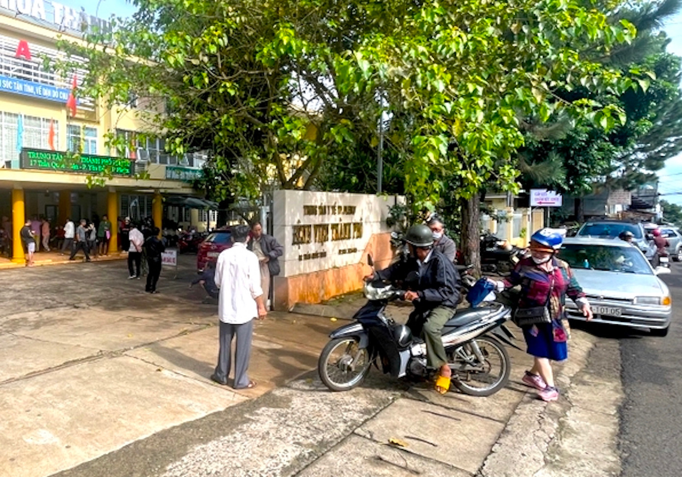 Trung tâm Y tế TP. Pleiku, nơi tiếp nhận bệnh nhân nữ T