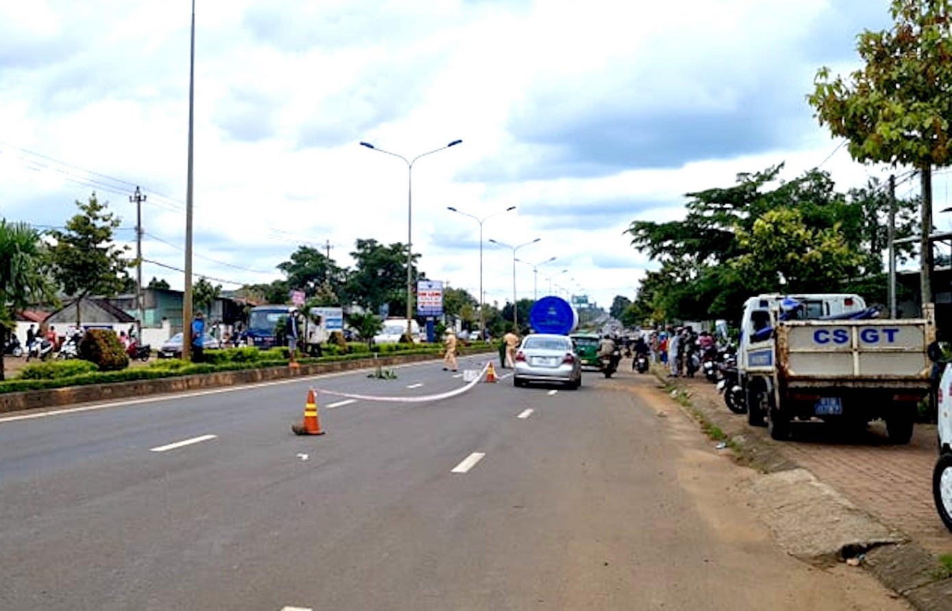 Hiện trường vụ tai nạn