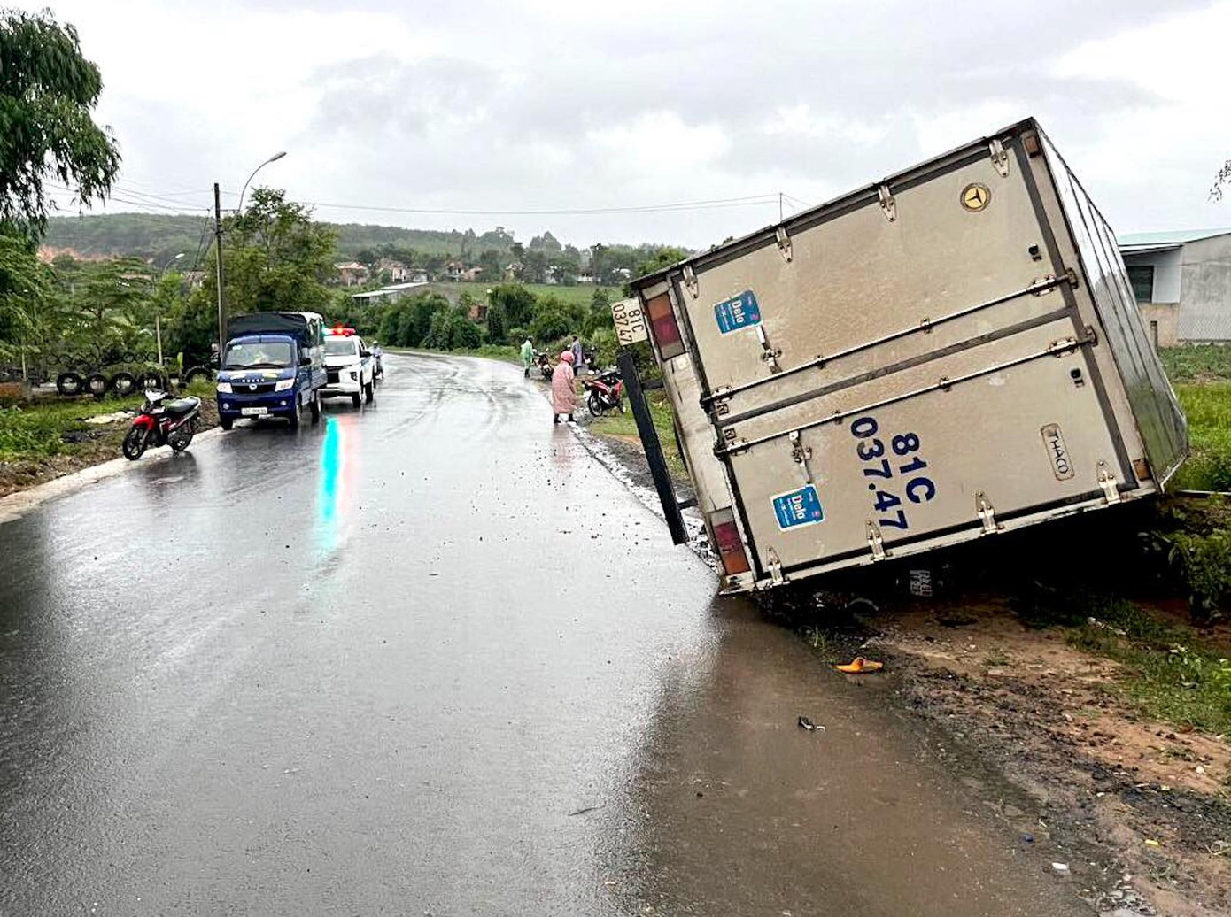 Hiện trường vụ tai nạn