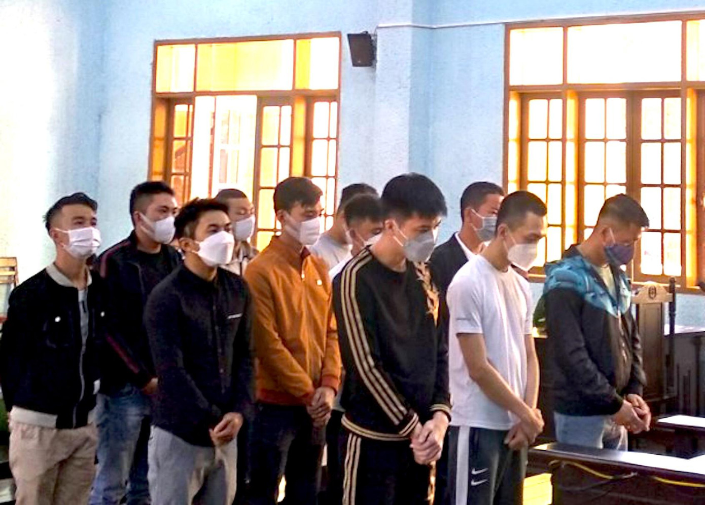 11 đối tượng trước toà 11 đối tượng trước toà