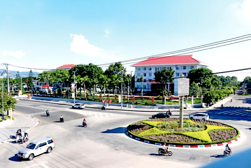 Một góc Thị xã An Khê. (Ảnh: N.M) Một góc Thị xã An Khê. (Ảnh: N.M)