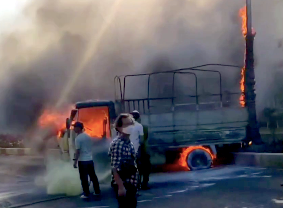 Thời điểm xảy ra vụ cháy Thời điểm xảy ra vụ cháy