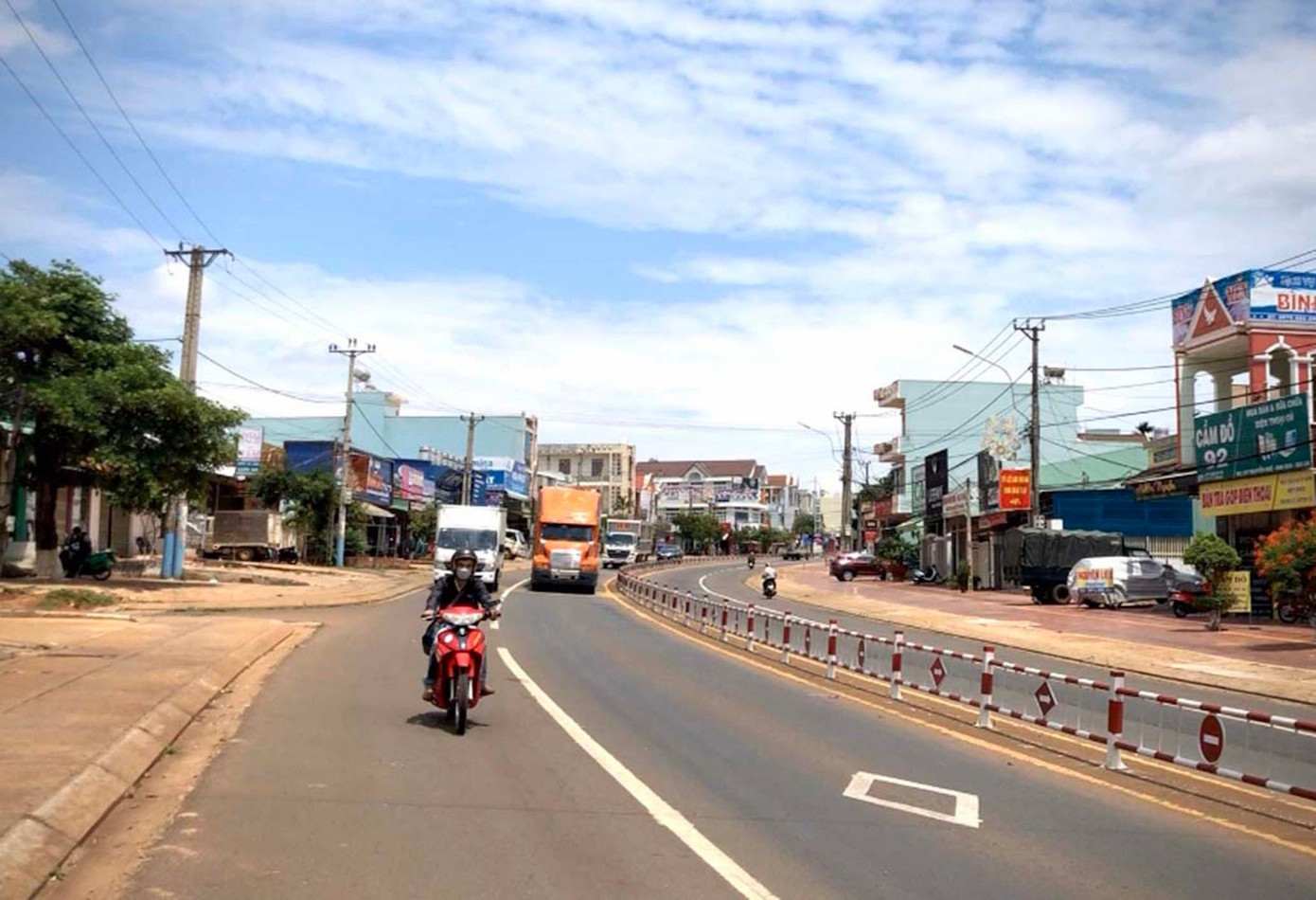 Thị trấn Đak Đoa. Ảnh: Lê Hoà