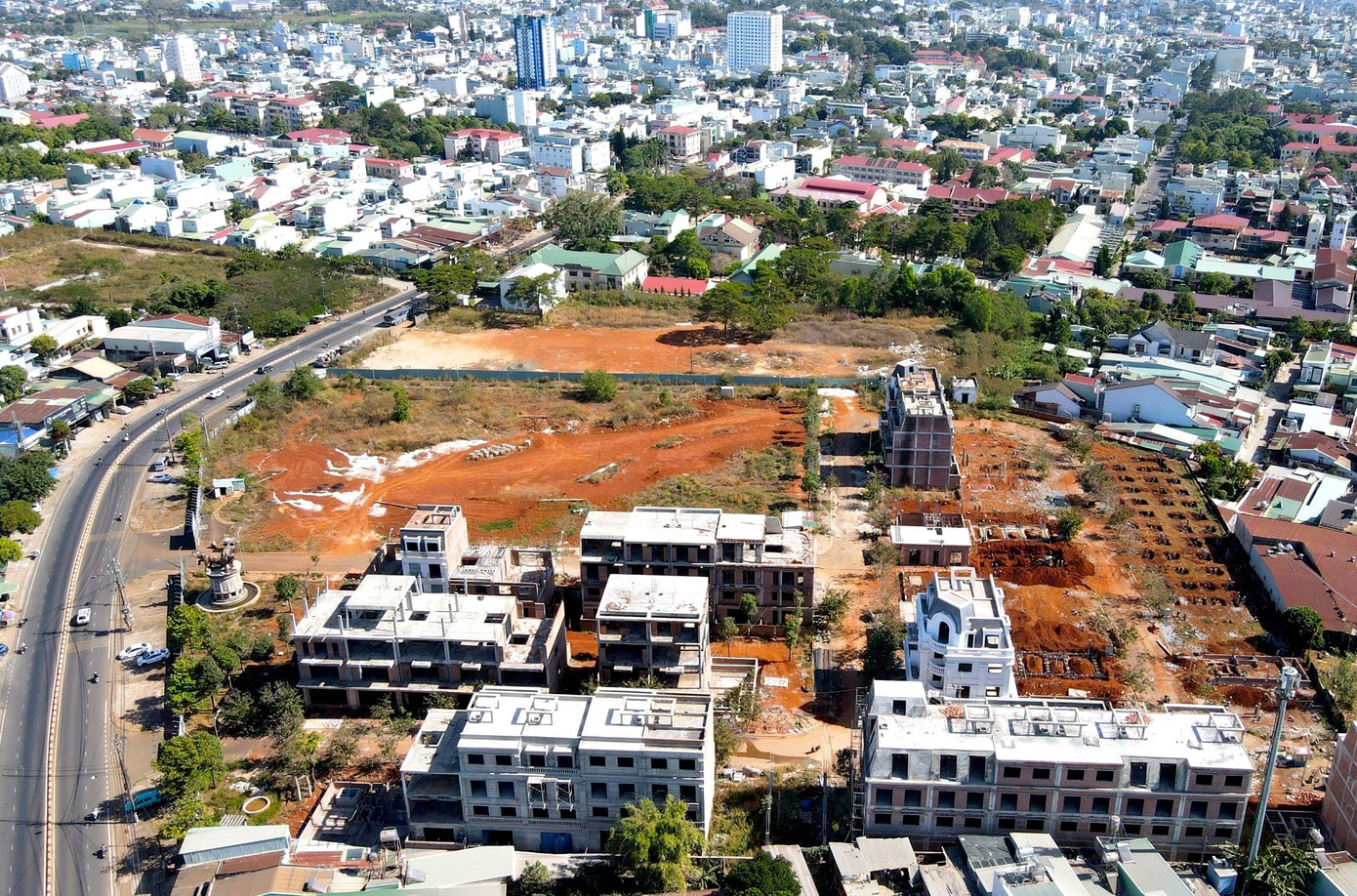 Dự án FLC Hilltop Gia Lai ở đường Nguyễn Văn Cừ, được ví như "đất vàng" của TP.Pleiku.