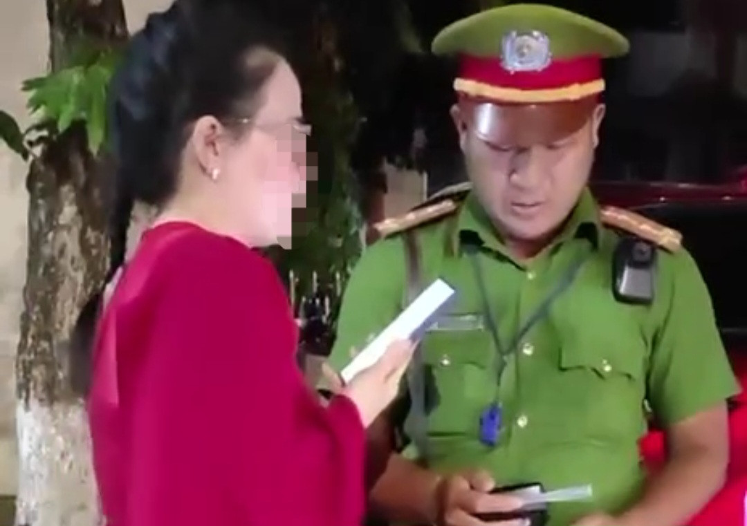 Bà N. thời điểm xảy ra vi phạm