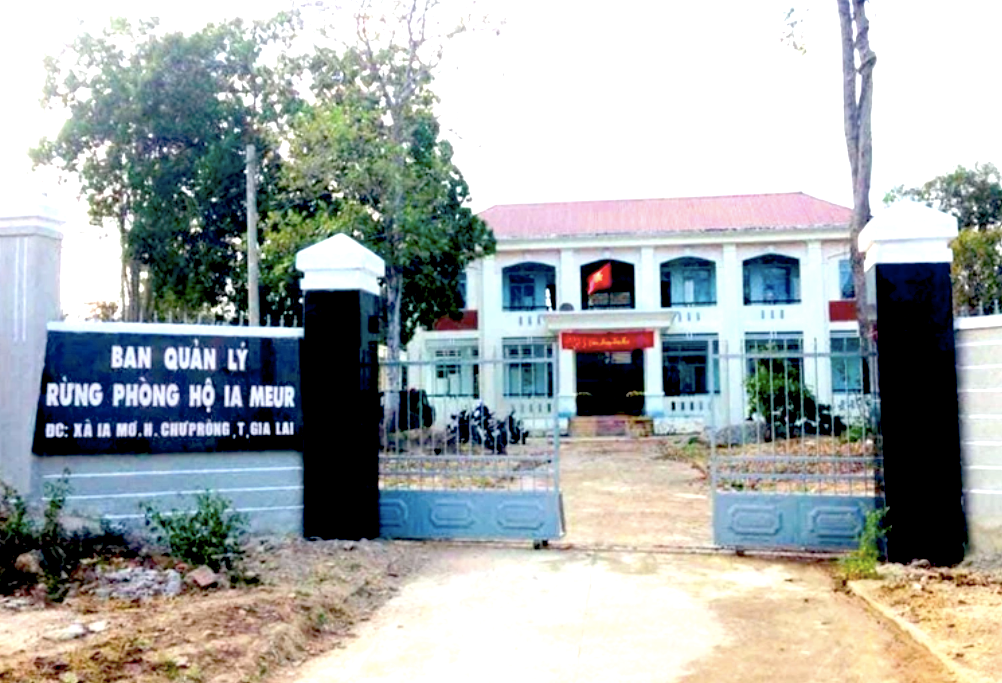 Trụ sở Ban quản lý rừng phòng hộ Ia Meur