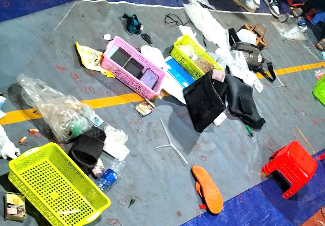 Hiện trường vụ đánh bạc