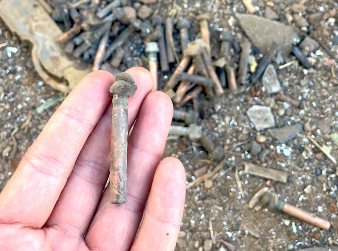 Kíp nổ được phát hiện tại hiện trường Kíp nổ được phát hiện tại hiện trường