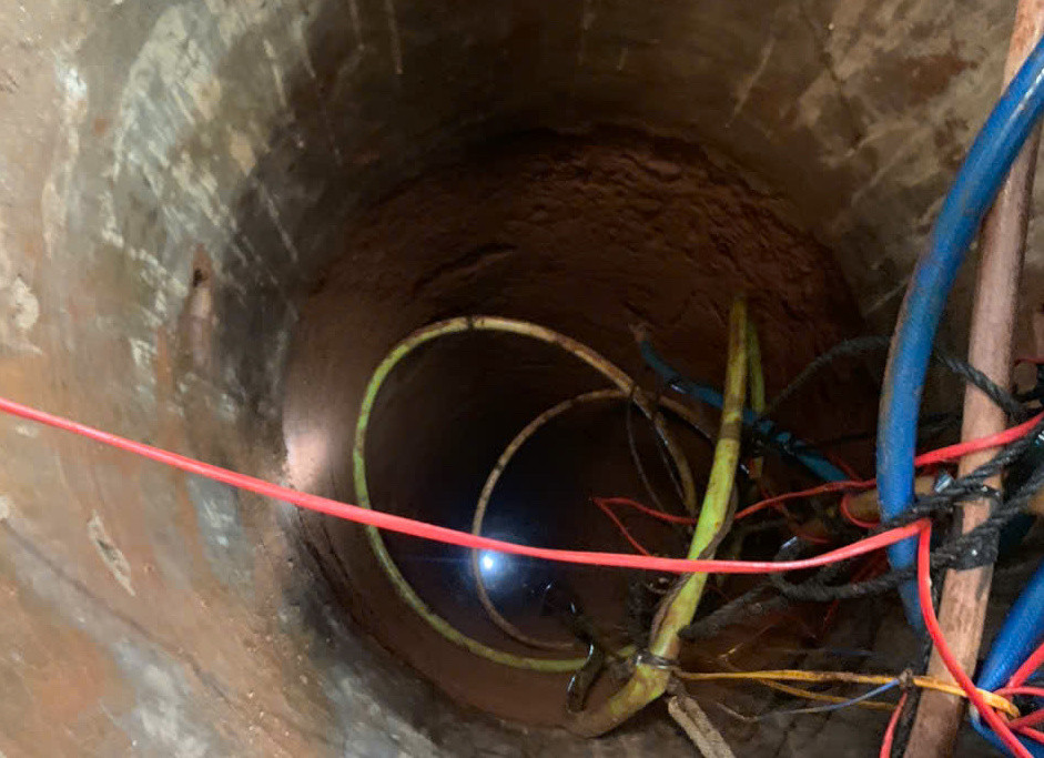 Giếng nước nơi hai bố con anh D gặp nạn