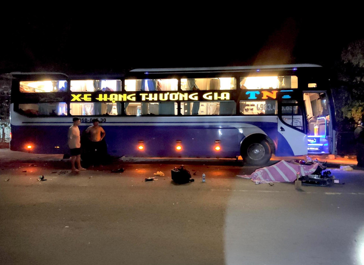 Hiện trường vụ tai nạn