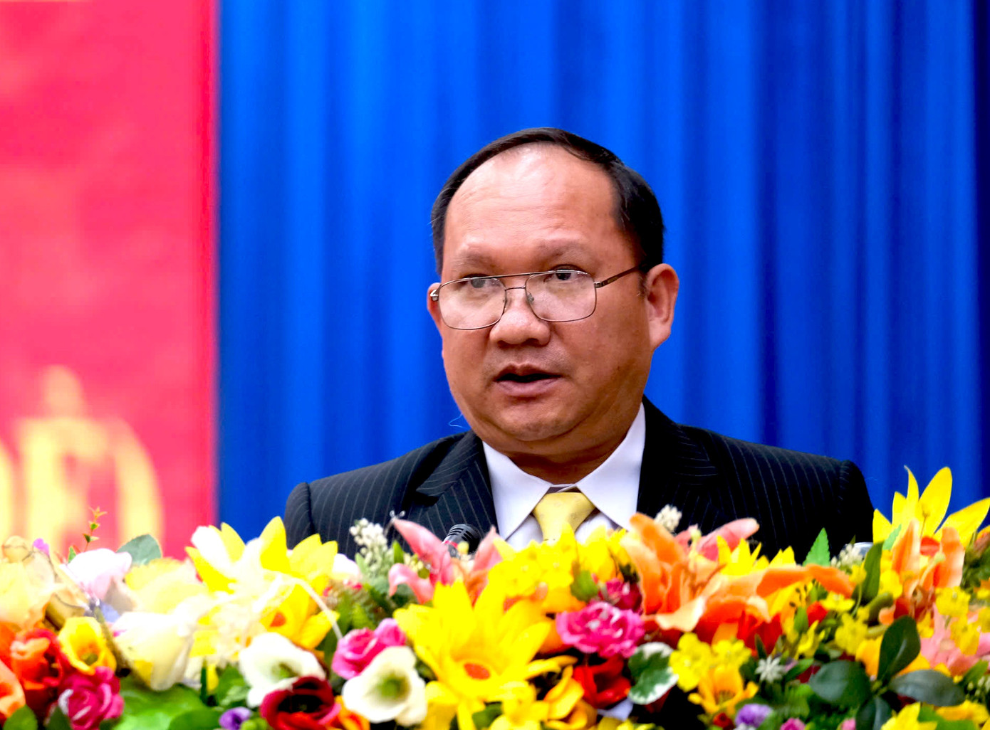 Ông Rah Lan Chung phát biểu tại kỳ họp. Ông Rah Lan Chung phát biểu tại kỳ họp.